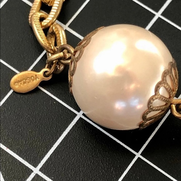 Vintage signed YOSCA statement necklace - Picture 8 of 11